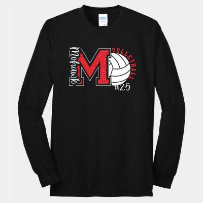Port And Company Mohawk Volleyball Glitter Long Sleeve Tee Thumbnail